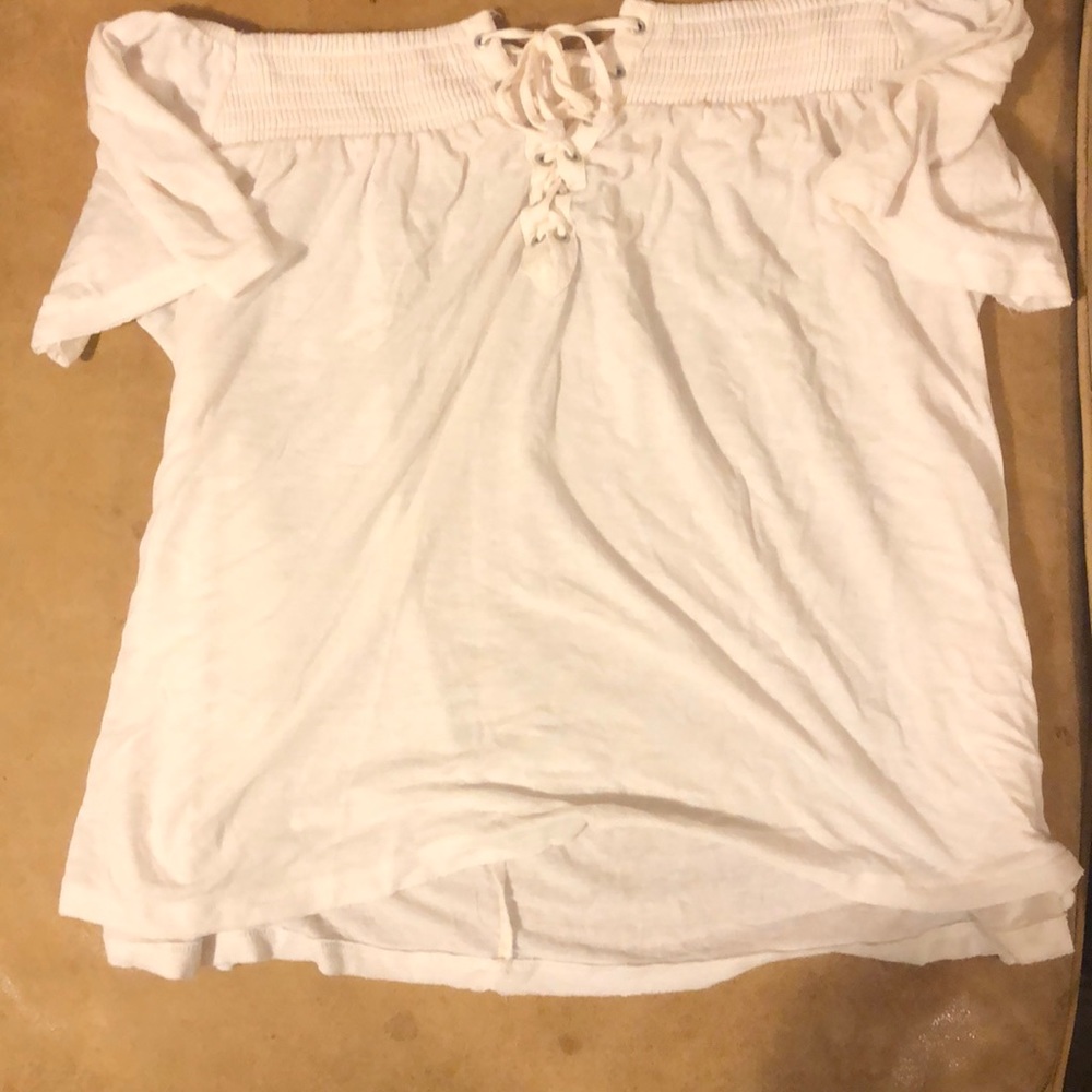 Off the Shoulder Flounce Top